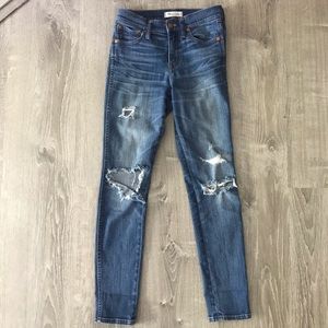 Madewell 9” High Riser Skinny Skinny Jeans